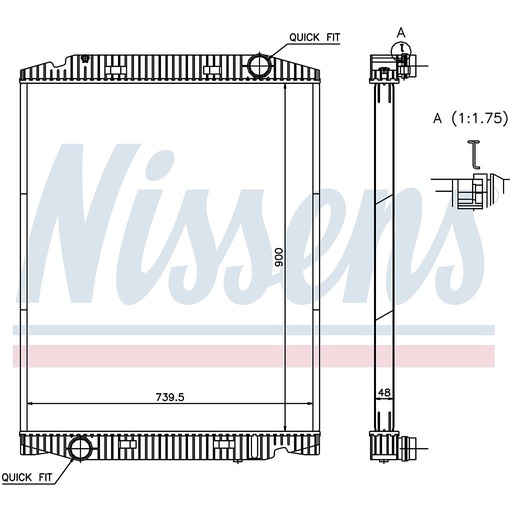 [06139] RAD. IVECO STRALIS (02) 190 / 260 / 320 / 440
