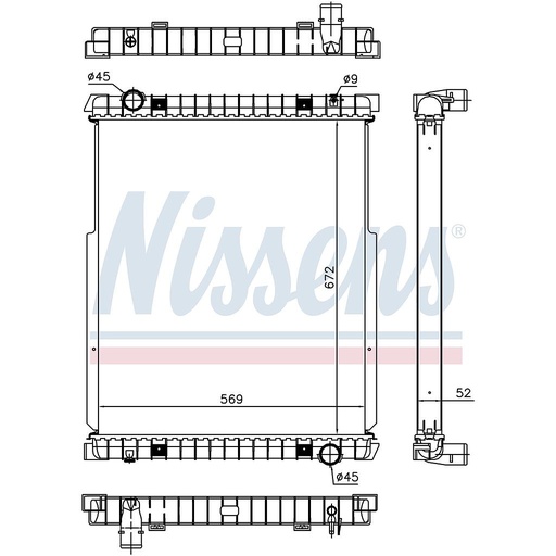 [06145] RAD. IVECO EUROCARGO (00) E21 / E22 / E24 / E25 / E28 