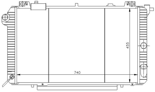 [06200] RAD. NISSAN PATROL (94) 743 RA