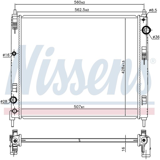 [06202] RAD. NISSAN JUKE (14) 1,5DCi
