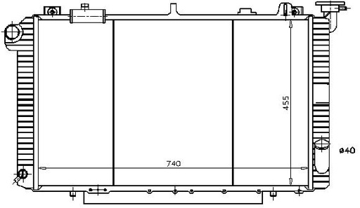 [06210] RAD. NISSAN PATROL (94) 743 RA