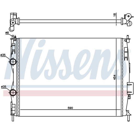 [06225] RAD. NISSAN QASHQAI (07) 1,6i 16v / 2,0i 16v