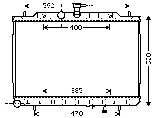 [06228] RAD. NISSAN X-TRAIL (07) 2.0DCiPF