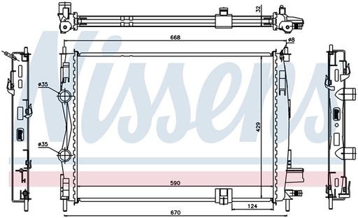 [06231] RAD. NISSAN QASHQAI (07) +/- 1.5DCi