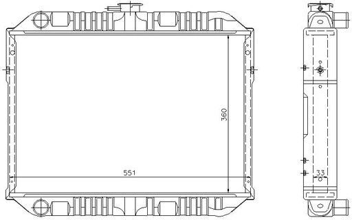 [06240] RAD. NISSAN VANETTE (87)