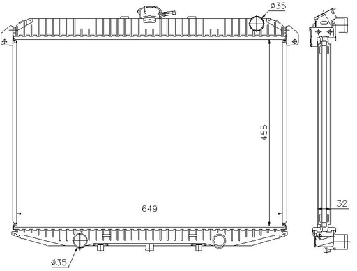 [06260] RAD. NISSAN TERRANO II (93) LX/SLX 2.7 TD