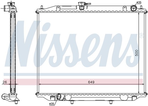 [06266] RAD. NISSAN TERRANO II (02) 3.0Di