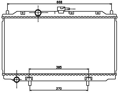 [06267] RAD. NISSAN ALMERA TINO (00) 1.8