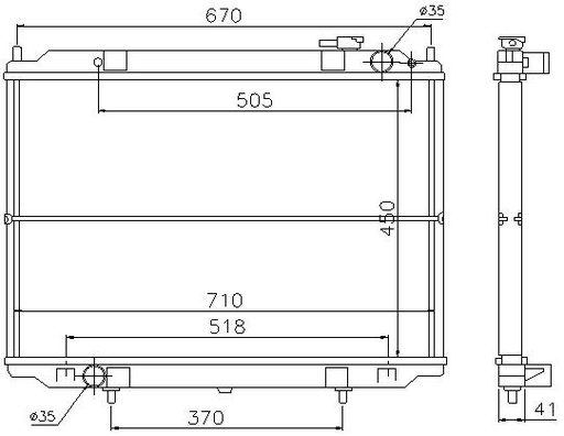 [06279] RAD. NISSAN PICKUP (98) NAVARA 2.5TD