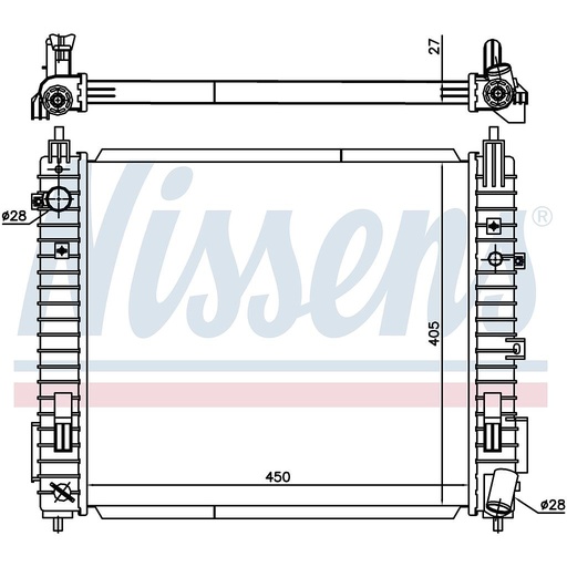 [06287] RAD. NISSAN NOTE E12 (13) 1,5DCi