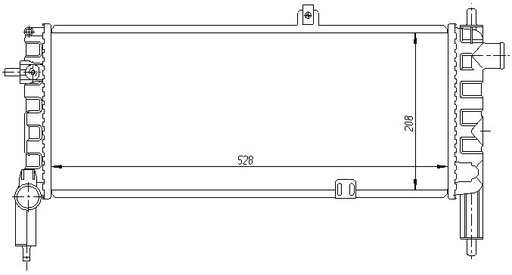 [06310] RAD. OPEL CORSA (82-93) 1.2/1.2I/1.2SI/1.3/1.3SI