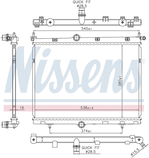 [06315] RAD. OPEL CORSA (20) 1,2 / 1,5D