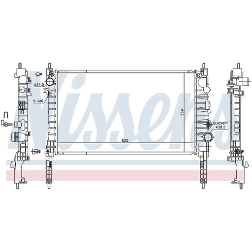 [06318] RAD. CHEVROLET TRAX (13) 1,4i 16v TURBO