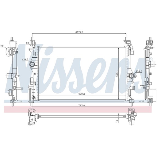 [06328] RAD. OPEL ADAM (13) 1,0 TURBO