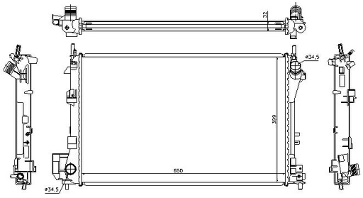 [06354] RAD. OPEL VECTRA C (02)
