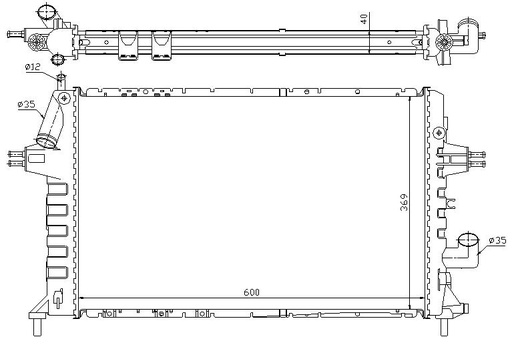 [06366] RAD. OPEL ASTRA G (00) 1.7 DTi