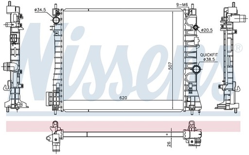 [06405] RAD. OPEL MOKKA (13) +/- 1.7DTi