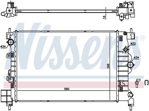 [06413] RAD. OPEL MOKKA (13) 1,6 / 1,8