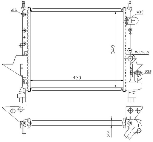 [06620] RAD. RENAULT TWINGO  (93) 1.2I