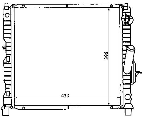 [06622] RAD. RENAULT TWINGO (93) 1.2i +
