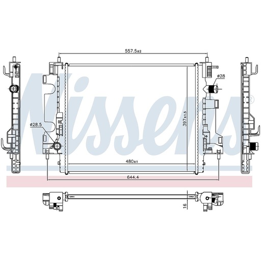 [06882] RAD. RENAULT TWINGO (14)  0,9TCE / 1,0SCe