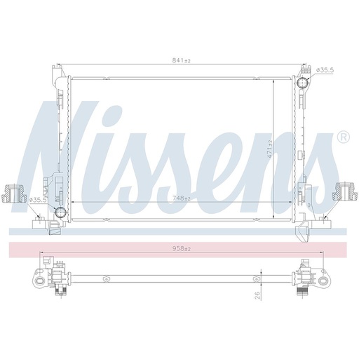 [06887] RAD. RENAULT TRAFFIC (14) 1,6DCi