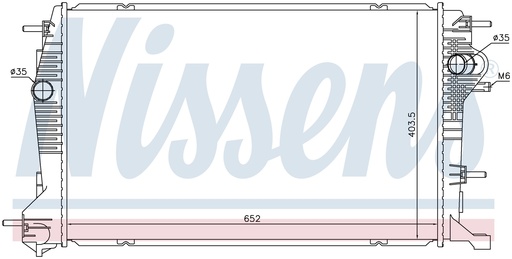[06921] RAD. RENAULT SCENIC (09) 1,6D / 1,9D / 2,0