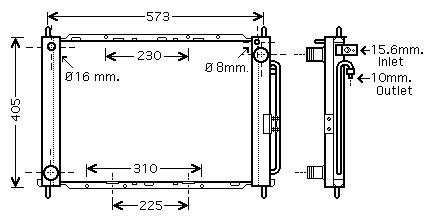 [06925] MOD. REF. RENAULT CLIO II (03) RAD+COND