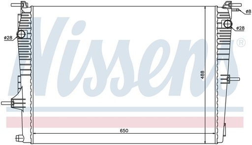 [06926] RAD. RENAULT MEGANE/SCENIC (08) +/- VALEO
