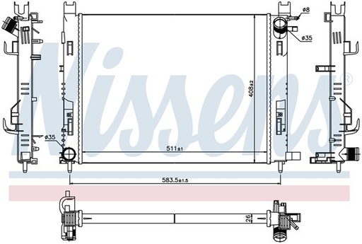 [06937] RAD. DACIA LODGY (12) + 1.5DCi / 1.6i 16v