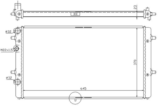 [07065] RAD. SEAT IBIZA III/CORDOBA (99) +/-1.0/1.4/1.6/1,8T/1,9D