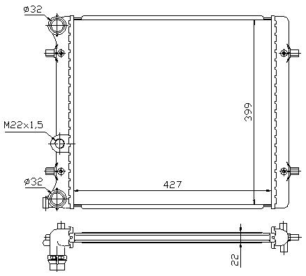 [07066] RAD. VAG (99) LEON/TOLEDO/GOLF -