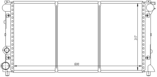 [07090] RAD. SEAT IBIZA/MALAGA/RONDA (84) 1.2/1.5 S PORSCHE