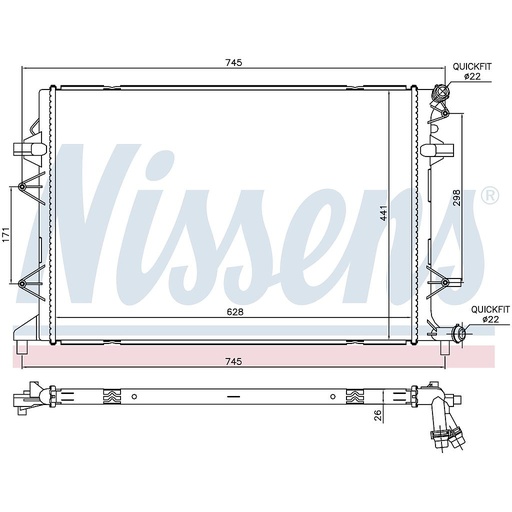 [07127] RAD. AUX. INT. SKODA YETI (09) 2,0TDi