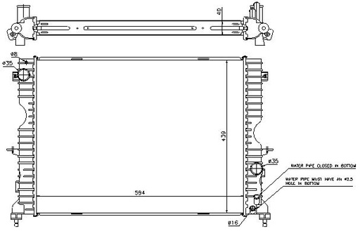 [07221] RAD. LAND ROVER DISCOVERY II (99) + 2.5TD5