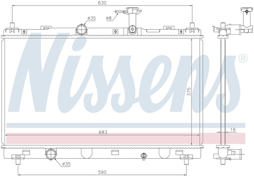 [07259] RAD. SUZUKI SX4 (14) 1,6