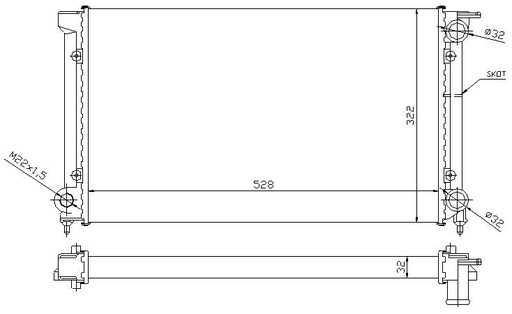 [07340] RAD. VAG (81) -TOLEDO/GOLF/JETTA