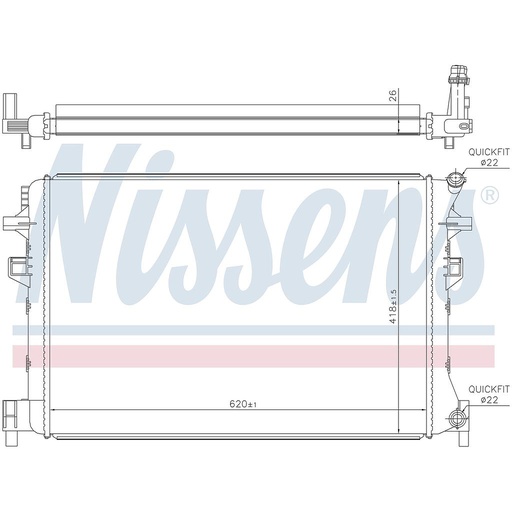 [07391] RAD. AUDI A3 (12) 1,4TFSI / 2,0TDI