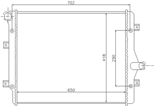 [07403] RAD. VAG (03) +/- DIESEL A3II/TTII/ALTEA/LEON/TOLEDO
