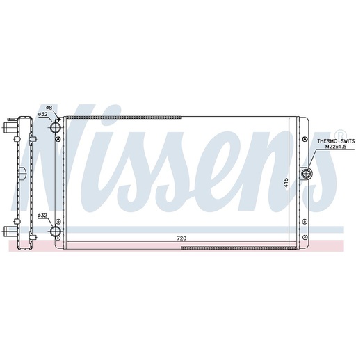 [07419] RAD. VW TRANSPORTER T4 (98) 2,5TDi